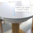 Ver imagem 6 de Conjunto Sala de Jantar 6 Lugares Mesa Barcelona e Cadeiras em Veludo Móveis Mix