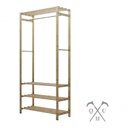 Ver imagem 2 de Arara De Closet Aberta Cabideiro Tripla Prateleira