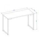 Ver imagem 4 de Escrivaninha Porto 120cm Espresso Móveis