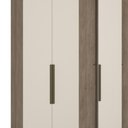 Ver imagem 3 de Roupeiro Selecto 7 Portas 4 Gavetas Thb Rustico/off White