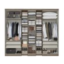 Ver imagem 2 de Roupeiro Selecto 7 Portas 4 Gavetas Thb Rustico/off White