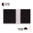 Ver imagem 5 de Armário Aéreo de Cozinha Lavanderia 02 Portas Agata Branco e Preto 100 cm - D’Rossi