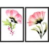 Quadros Decorativos Floral I Moldura Sem Vidro - Preta - 1