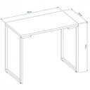 Ver imagem 4 de Escrivaninha Porto 90cm Espresso Móveis