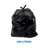 Saco de Lixo 200 Litros Preto Saquitel C/ 100 Unidades - 6