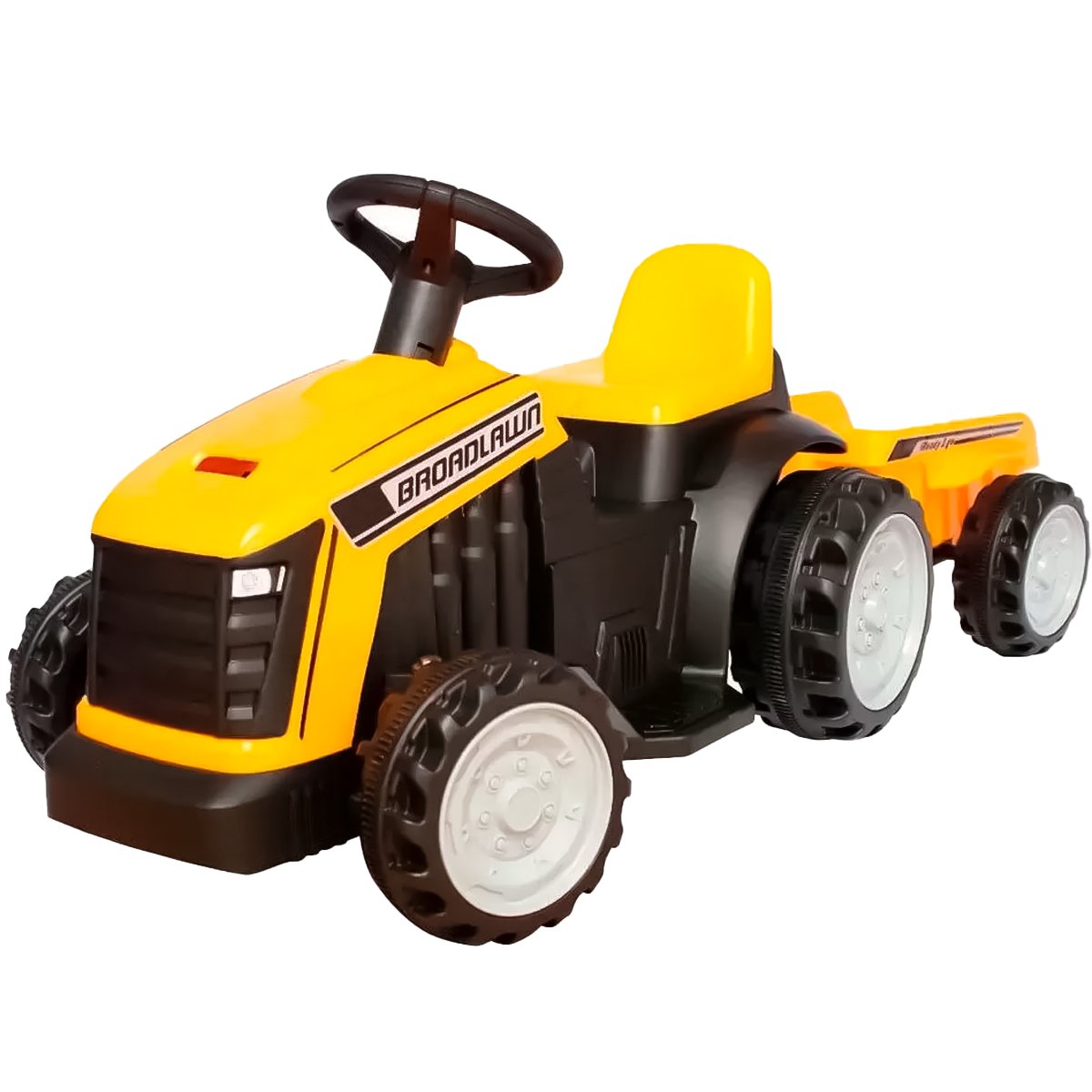 Carrinho Infantil Passeio Trator Elétrico Massey Ferguson 6V - Com Caçamba  - Biemme - Vermelho