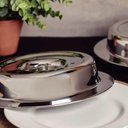 Ver imagem 3 de Cloche Tramontina Service em Aço Inox 28cm Tampa Cobrir Alimentos