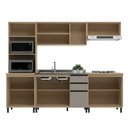 Ver imagem 4 de Cozinha Modulada Completa 5 Peças Bege/Marrome/Nude