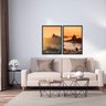Quadros Decorativos Rio de Janeiro Moldura Sem Vidro - Preta - 3