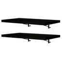 Ver imagem 7 de Kit 2 Prateleiras Suspensas para Cozinha Madesa 60 Cm com Mão Francesa - Preto