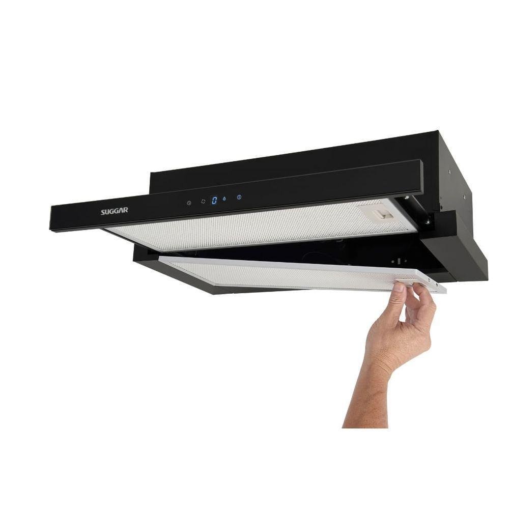 Depurador de Ar Suggar de Embutir 60cm Preto 220v De62thpt - 3