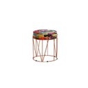Ver imagem 1 de Puff Babu Bronze Estampa Bar Stander Metais Base de Metal