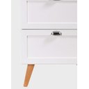 Ver mais imagens de Gabinete para Banheiro com Tampo Cuba e Espelheira Organica 60cm Retro Mdf Branco Milano - On Móveis