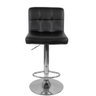 Kit com 2 Banquetas Gomos Confort , Giratoria, com Regulagem de Altura Preta - 4