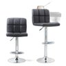 Kit com 2 Banquetas Gomos Confort , Giratoria, com Regulagem de Altura Preta - 5