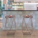 Ver imagem 2 de Banqueta Luci Bronze Estampa Bar Iben Móveis