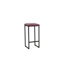 Ver imagem 1 de Banqueta Donna Preta Estampada Iben Móveis