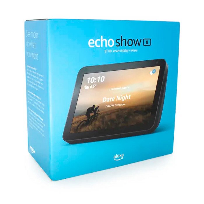 Dispositivo Smart Home Echo Show 8 Geracao 3 Smart Display Alexa Preto - 4