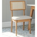 Ver imagem 3 de Conjunto Mesa de Jantar C/ Tampo de Vidro 1,20m + 4 Cadeiras