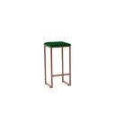 Ver imagem 1 de Banqueta Donna Bronze Suede Verde Iben Móveis