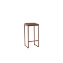 Ver imagem 1 de Banqueta Donna Bronze Suede Mascavo Iben Móveis