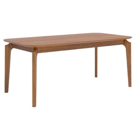Mesa de Jantar 6 Lugares Tampo MDF 180x90 cm 20509 Cinamomo Natuem