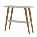 Ver imagem 2 de Aparador Monaco Prateleiras Mdf Pé Pinus Decor Sala Moderna