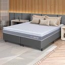 Ver imagem 1 de Conjunto Box Cinza Durban Cinza Espuma D28 King 193x203x57 - King House