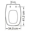 Ver imagem 5 de Assento Primula Plus/amarilis/laguna Polipropileno Convencional