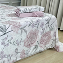 Ver imagem 3 de Kit de Lençol Queen 4 Peças Micro Percal 400 Fios - Toque de Pêssego Sara