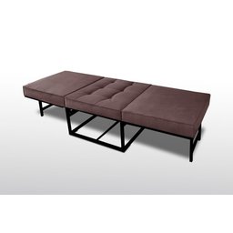 Puf Cama PC01_MM 04 que se Transforma em Sofá Cama Resistente e Confortável em SUED - 2