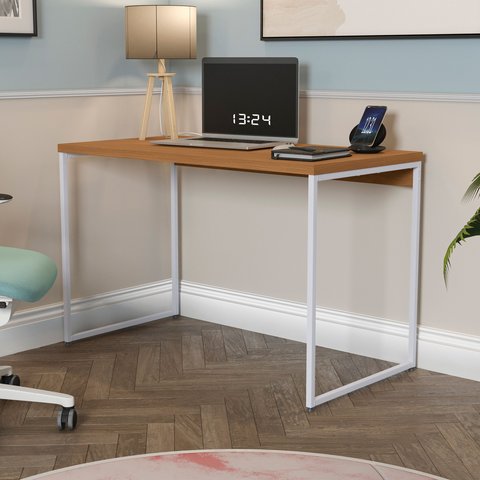 Mesa para Escritório Estilo Industrial 1,18m Li002 Kappesberg Industrial