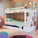 Ver imagem 2 de Treliche Infantil com Escada e Nichos Infix C06 Branco - Mpozenato