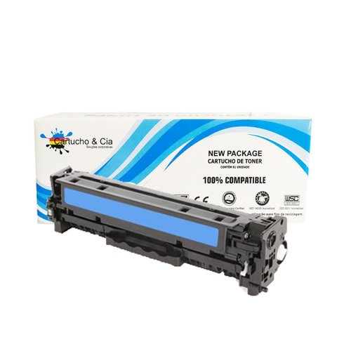 Toner Compatível Cf411x 410x Ciano M452dn M477fdn 5k