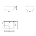 Ver imagem 3 de Cuba de Apoio Retangular 30x40cm Slim Branco L.13040.17 Deca