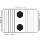 Ver imagem 3 de Esteira para Sofá Flexível 2 Porta Copos LC Marques