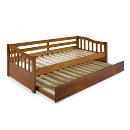 Sofá Cama Plus em Madeira Maciça Mv Outlet Mel - 4