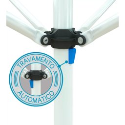 Varal De Chão Aço Carbono Retrátil Giratório Reforçado 7 Cordas Durável Varal Sul - 2