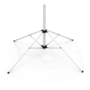 Ver imagem 4 de Varal de Chão Aço Carbono Retrátil Giratório Reforçado 5 Cordas Durável Varal Sul