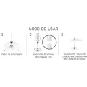 Ver imagem 7 de Varal De Chão Aço Carbono Retrátil Giratório Reforçado 4 Cordas Durável Varal Sul
