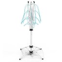 Ver imagem 2 de Varal De Chão Aço Carbono Retrátil Giratório Reforçado 4 Cordas Durável Varal Sul