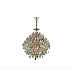 Lustre Pendente 2em1 Sobrepor Cristal K9 Pinho 6xe14 Moderno LTB-001 - 1