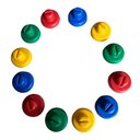 Ver imagem 2 de Kit Ponteiras Achatadas para Haste de Cama Elástica Chicoplay 14 Unidades
