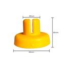 Ver imagem 4 de Kit Ponteiras Achatadas para Haste de Cama Elástica Chicoplay 14 Unidades