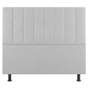 Ver imagem 4 de Kit Cabeceira e Baú Cama Box Queen 160cm Sintético Branco