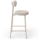 Ver imagem 6 de Kit 03 Banquetas Baixa Cozinha Sala Jantar Bancada Milão Arena L02 Bouclê Bege - lyam decor