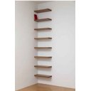 Ver imagem 1 de Kit 8 Prateleiras 45x15 Suporte Invisível Madeira Maciça