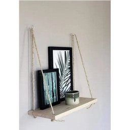 Prateleira Decorativa Nature com Cordas - - 3