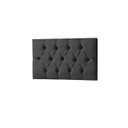 Ver imagem 2 de Cabeceira Painel Estofada Paris Suede Preto Solteiro 90cm para Cama Box