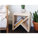 Ver imagem 1 de Mesinha Apoio Lateral Sofá Poltrona Madeira Maciça